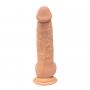 Dildo rotacyjne wibrujące realistyczne Fantasy 22 cm USB z pilotem - 5