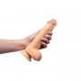 Dildo rotacyjne wibrujące realistyczne Fantasy 22 cm USB z pilotem - 11