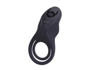 Podwójny pierścień wibrujący Hermes z pilotem Fantasy silikonowy USB