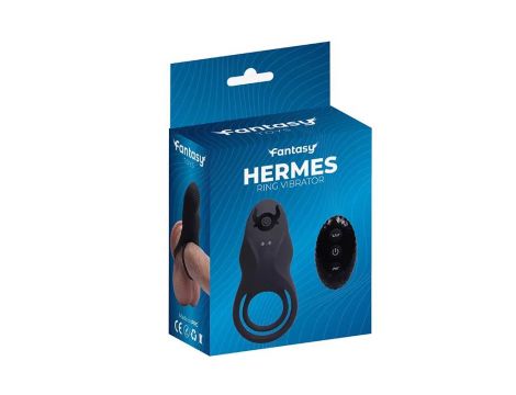 Podwójny pierścień wibrujący Hermes z pilotem Fantasy silikonowy USB - 5