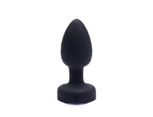 Rotacyjny wibrujący korek analny Achelous Fantasy USB 10 cm