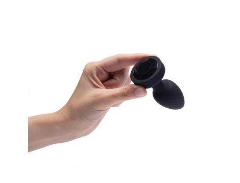 Rotacyjny wibrujący korek analny Achelous Fantasy USB 10 cm - 4