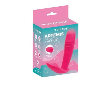 Wibrator z ruchami posuwistymi Artemis Fantasy silikonowy USB 12 cm - 8