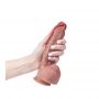 Elastyczne silikonowe dildo hiperrealistyczne Fantasy 21 cm - 12