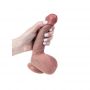 Dildo silikonowe elastyczne hiperrealistyczne Fantasy 21 cm - 8