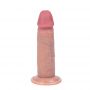 Dildo silikonowe realistyczne z ruchomą osłonką Fantasy 18 cm - 5