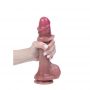 Dildo silikonowe Fantasy z ruchomą osłonką 23 cm - 6