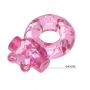 Vibrating Bear Cock Ring – Pink - 9