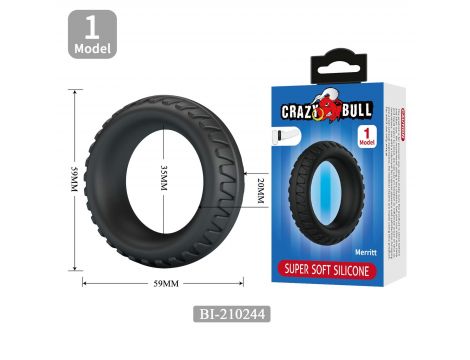 Zestaw 56 silikonowych pierścieni erekcyjnych Crazy Bull - 2