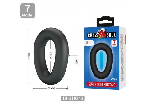 Zestaw 56 silikonowych pierścieni erekcyjnych Crazy Bull - 9