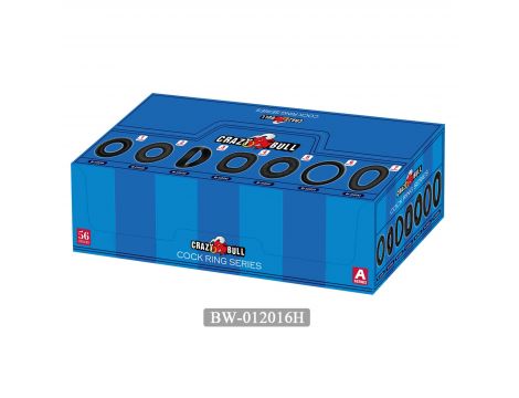 Zestaw 56 silikonowych pierścieni erekcyjnych Crazy Bull - 10