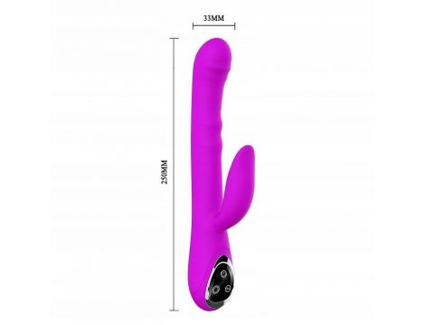 PRETTY LOVE -INTIMATE ,Silikonowy Wibrator z Ruchem Rotacyjnym - 5