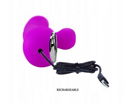PRETTY LOVE -INTIMATE ,Silikonowy Wibrator z Ruchem Rotacyjnym - 6