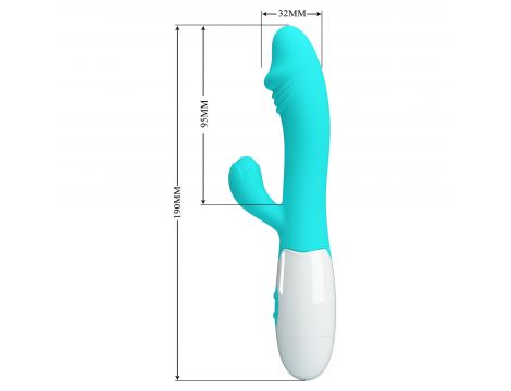 PRETTY LOVE - Snappy light blue, 30 vibration functions - 6