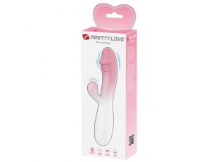 Wibrator króliczek Pretty Love Snappy jasnoróżowy 19 cm 30 funkcji