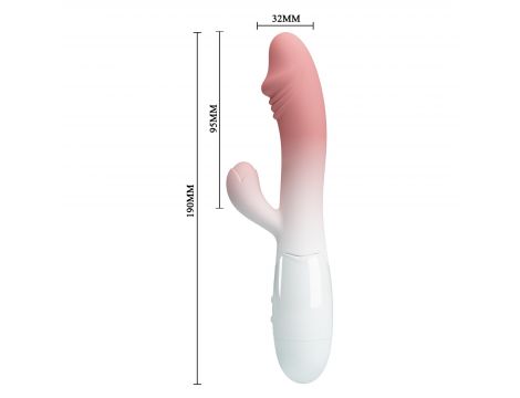 Wibrator króliczek Pretty Love Snappy jasnoróżowy 19 cm 30 funkcji - 5