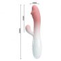 Wibrator króliczek Pretty Love Snappy jasnoróżowy 19 cm 30 funkcji - 6