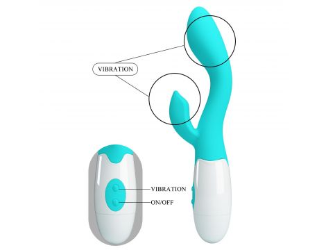 PRETTY LOVE - Brighty light blue, 30 vibration functions - 8