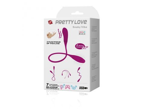 PRETTY LOVE -Snaky Vibe, 7 vibration functions 3 tickling functions Bendable - 7