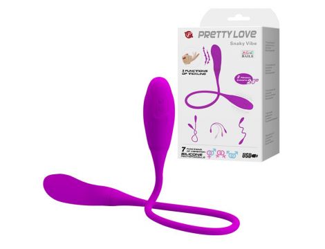 PRETTY LOVE -Snaky Vibe, 7 vibration functions 3 tickling functions Bendable - 9
