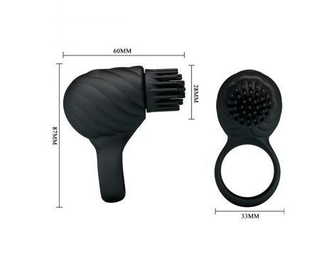 PRETTY LOVE - Hedda Rotating teaser cock ring - 7
