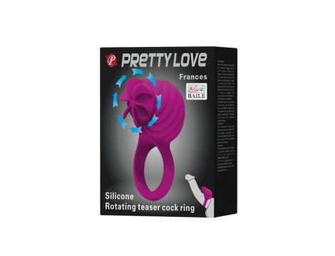 PRETTY LOVE -Frances Rotating teaser cock ring - 8