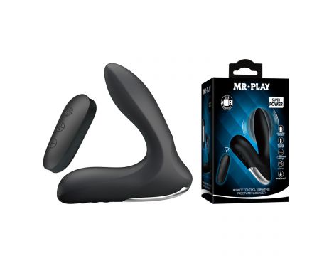Nadmuchiwany wibrujący masażer prostaty Mr. Play z pilotem