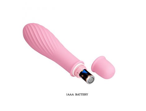 Wibrator silikonowy Pretty Love Solomon 10 funkcji bateria AAA 12 cm - 2