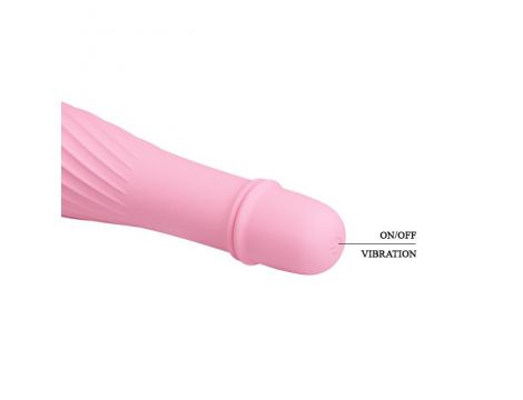Wibrator silikonowy Pretty Love Solomon 10 funkcji bateria AAA 12 cm - 6
