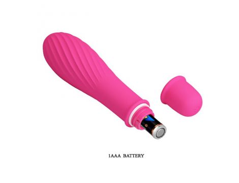 Wibrator silikonowy Pretty Love Solomon 10 funkcji bateria AAA 12.3 cm - 7