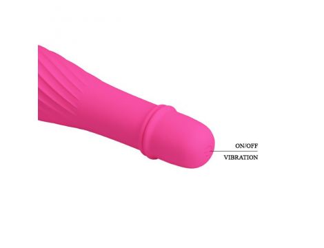 Wibrator silikonowy Pretty Love Solomon 10 funkcji bateria AAA 12.3 cm - 4