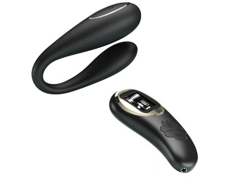 Wibrator podwójny Pretty Love Nathan z pilotem 10 trybów silikonowy USB - 2