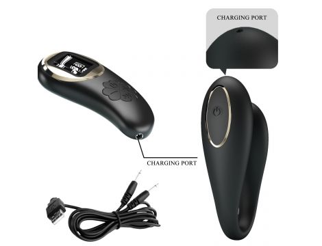 Wibrator podwójny Pretty Love Nathan z pilotem 10 trybów silikonowy USB - 9