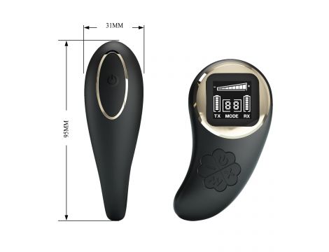 Wibrator podwójny Pretty Love Nathan z pilotem 10 trybów silikonowy USB - 6