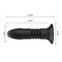 MR PLAY - VIBRATING ANAL PLUG 4 vibrations 4 thrusting Remote Control - 8