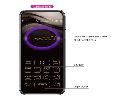 PRETTY LOVE - HECTOR, 12 vibration functions 5 electric shock functions Mobile APP remote control - 13