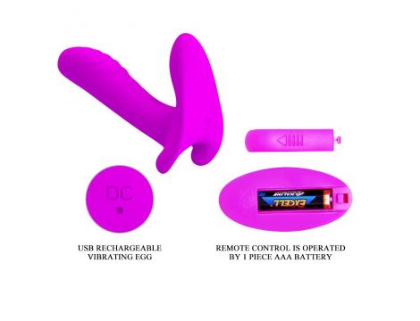 PRETTY LOVE -REMOTE CONTROL MASSAGER, 12 vibration functions Wireless remote control - 6