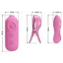 PRETTY LOVE -NIPPLE CLIP, 7 vibration functions 3 electric shock functions - 8