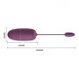 PRETTY LOVE - Nymph, 12 vibration functions Mobile APP Long-distance Control, ABS, 1 AAA battery - 9