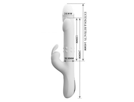 PRETTY LOVE - Reese, 12 vibration functions 4 rotation functions 4 thrusting settings - 6