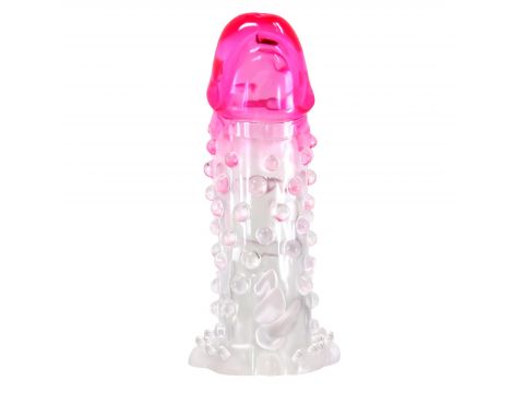Przedłużka penisa Wilford Pretty Love 13,5 cm wodoodporna z analnym - 3