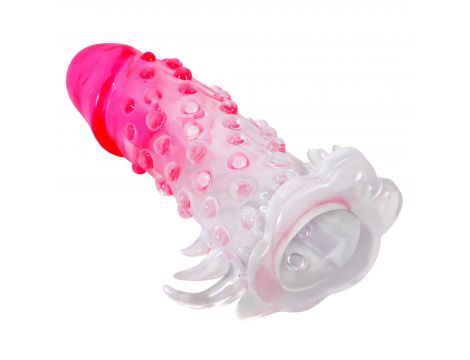 Przedłużka penisa Wilford Pretty Love 13,5 cm wodoodporna z analnym - 7