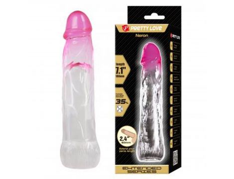 Przedłużacz penisa Pretty Love Neron 18 cm wodoodporny - 2