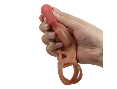 Przedłużka na penisa Pretty Love Preston 18 cm TPR - 7