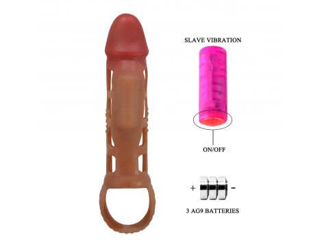 Przedłużka na penisa Pretty Love Preston 18 cm TPR - 6