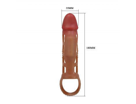 Przedłużka na penisa Pretty Love Preston 18 cm TPR - 8