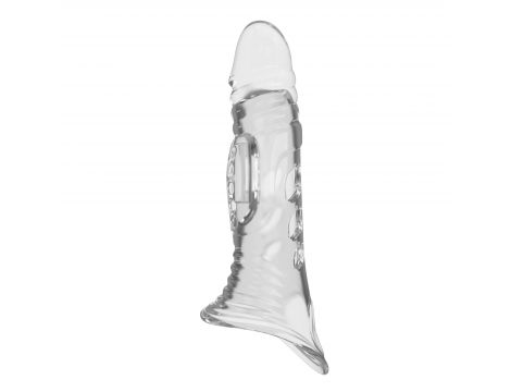 Proteza na penisa Pretty Love przezroczysta TPE 22 cm - 6