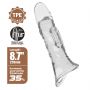Proteza na penisa Pretty Love przezroczysta TPE 22 cm - 6