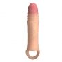 Realistyczna wibrująca nakładka na penisa Pretty Love 22 cm - 2