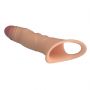 Realistyczna wibrująca nakładka na penisa Pretty Love 22 cm - 4
